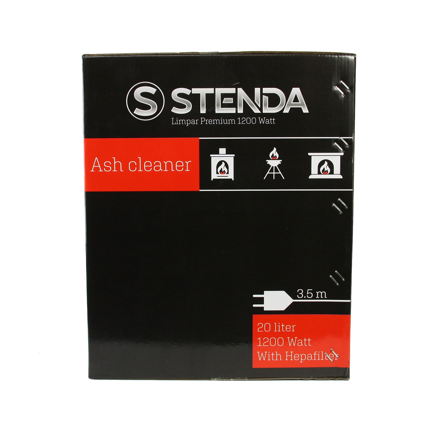 Stenda Ash Vacuum Limpar Premium 1200 Watt